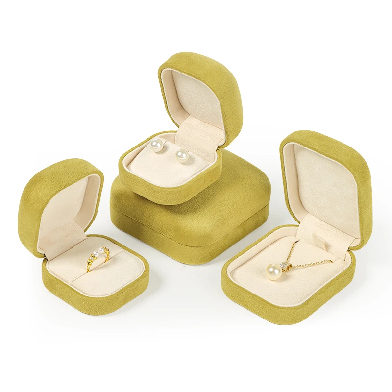 Dome-Style Premium Suede Jewelry Box Series - Image 6
