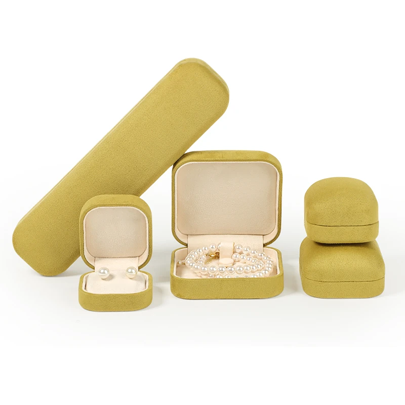 Dome-Style Premium Suede Jewelry Box Series