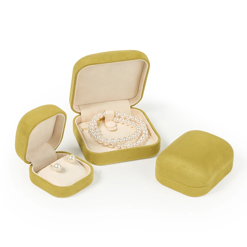 Dome-Style Premium Suede Jewelry Box Series - Image 4