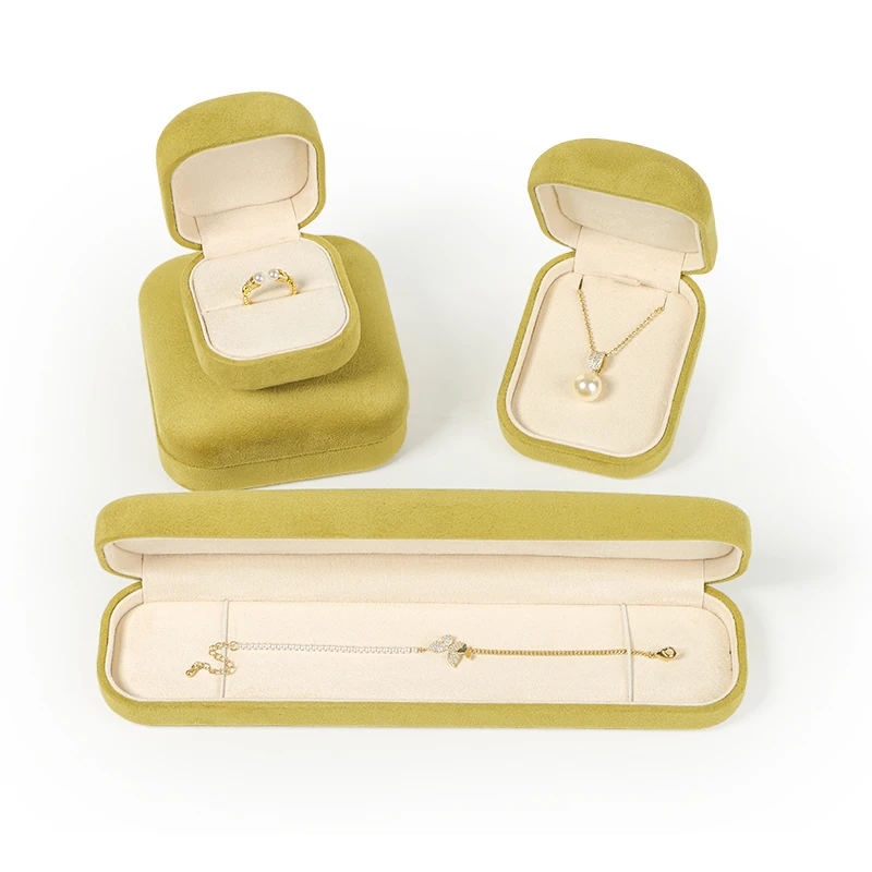 Dome-Style Premium Suede Jewelry Box Series - Image 3