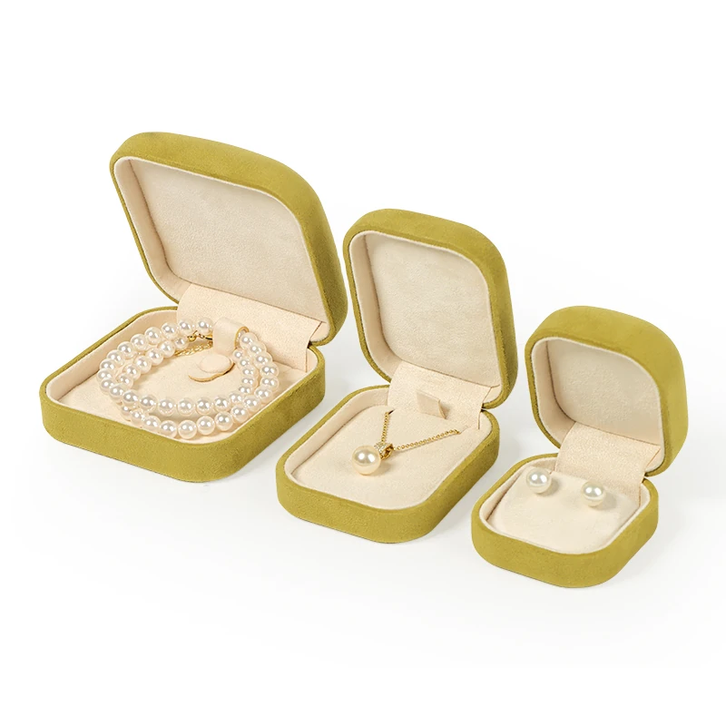Dome-Style Premium Suede Jewelry Box Series - Image 2